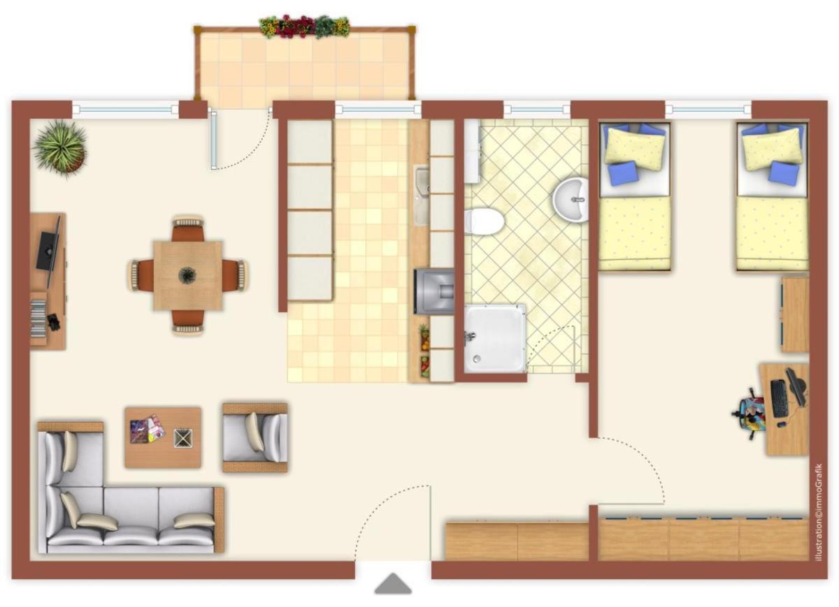 Apartament Charlotte, Direkt Am Kurpark Rostock Zewnętrze zdjęcie